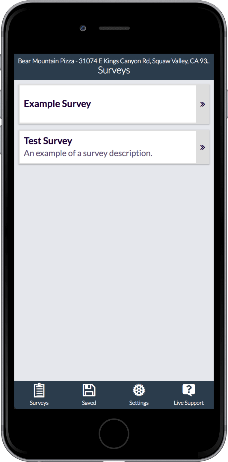 Surveys List